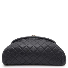 Load image into Gallery viewer, CHANEL Matelasse Kiss Lock Clutch Bag BlackA32342 Caviar Leather
