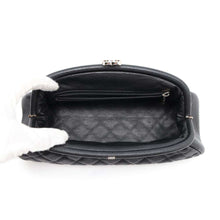 Load image into Gallery viewer, CHANEL Matelasse Kiss Lock Clutch Bag BlackA32342 Caviar Leather
