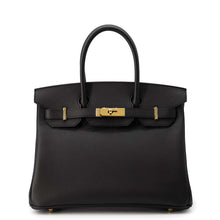 将图像加载到图库查看器中，HERMES Birkin Black Epsom Size 30
