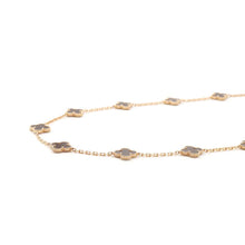 将图像加载到图库查看器中，Van Cleef &amp; Arpels Vintage Alhambra Necklace 20 motifs 2023 Holiday CollectionVCARP7S700 18K Pink Gold
