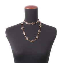 将图像加载到图库查看器中，Van Cleef &amp; Arpels ★Vintage Alhambra Necklace 20 motifs 2023 Holiday CollectionVCARP7S700 18K Pink Gold
