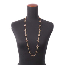 将图像加载到图库查看器中，Van Cleef &amp; Arpels ★Vintage Alhambra Necklace 20 motifs 2023 Holiday CollectionVCARP7S700 18K Pink Gold
