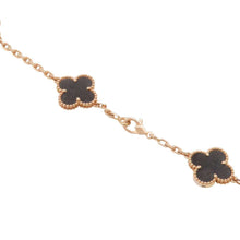 将图像加载到图库查看器中，Van Cleef &amp; Arpels ★Vintage Alhambra Necklace 20 motifs 2023 Holiday CollectionVCARP7S700 18K Pink Gold
