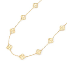 Load image into Gallery viewer, Van Cleef &amp; Arpels Vintage Alhambra Necklace 10 Motifs GuillocheVCARP3JJ00 18K Yellow Gold
