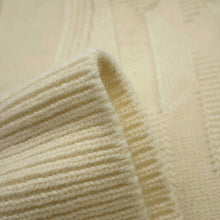 将图像加载到图库查看器中，HERMES H motif short sleeve knit dress Size 38 Cream4E2522D3 Wool 100%
