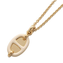 Load image into Gallery viewer, HERMES Mini Maillon Necklace claim Lacquer Metal
