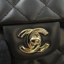 Load image into Gallery viewer, CHANEL Matelasse Single Flap ChainShoulder Bag BlackA69900 Lambskin Size 20
