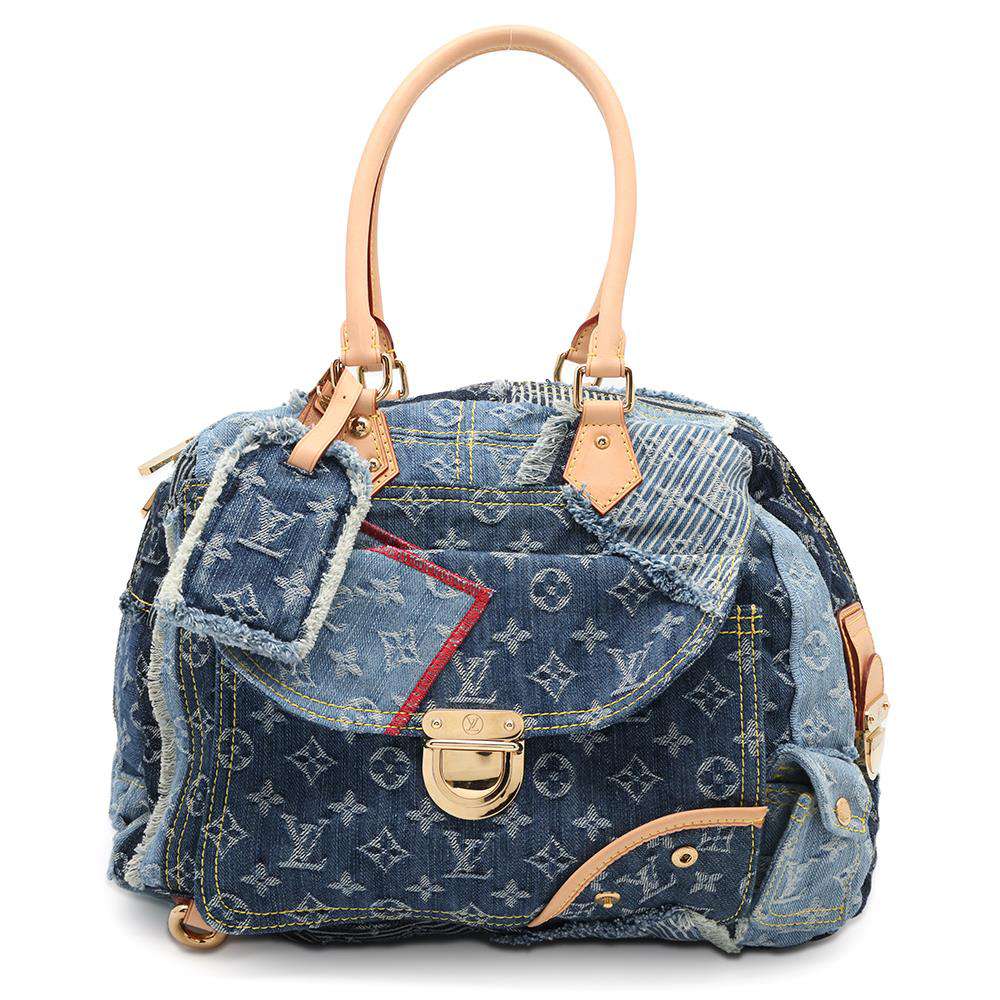 LOUIS VUITTON Bowery BlueM95376 Monogram Denim