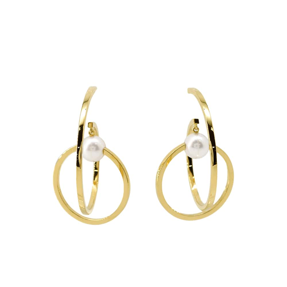 TASAKI Kinetic EarringsE-4144-18KYG 18K Yellow Gold