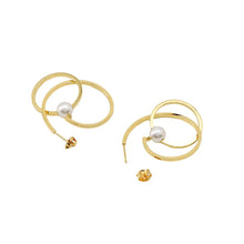 将图像加载到图库查看器中，TASAKI Kinetic EarringsE-4144-18KYG 18K Yellow Gold
