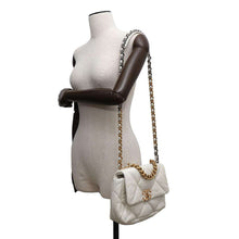 Load image into Gallery viewer, CHANEL CHANEL19 ChainShoulder Bag IvoryAS1160 Lambskin
