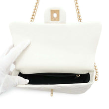 Load image into Gallery viewer, CHANEL Mini Materasse Chain Shoulder WhiteAS2528 Caviar Leather
