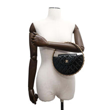 Load image into Gallery viewer, CHANEL Matelasse Hand Clutch BlackAP3585 Enamel
