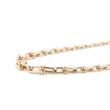 Load image into Gallery viewer, TIFFANY&amp;Co. Hardware Graduated Link Necklace63008958 18K Pink Gold
