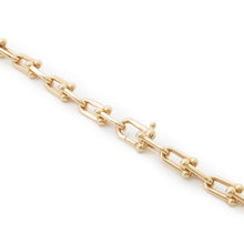 Load image into Gallery viewer, TIFFANY&amp;Co. Hardware Graduated Link Necklace63008958 18K Pink Gold
