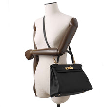 Load image into Gallery viewer, HERMES Kelly Retourne Black Togo Leather Size 28
