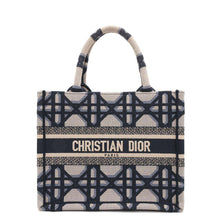 Load image into Gallery viewer, Dior Book tote NavyM1296ZZAU Canvas Size Small
