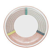 将图像加载到图库查看器中，HERMES Tart Platter Multicolor/White Porcelain Size Diameter 32CM / Height 2CM
