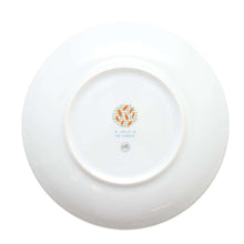 将图像加载到图库查看器中，HERMES Dessert Plate [Walk in the Garden] Set of 2 Green/Yellow Porcelain Size 8.3&quot;
