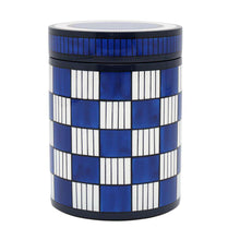 Load image into Gallery viewer, HERMES Tea Box [Blue Dial] Damier Stainless steel
