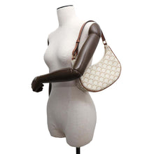 Load image into Gallery viewer, CELINE Triomphe Ava White/Brown193952 PVC Calf Leather
