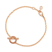 将图像加载到图库查看器中，HERMES Bracelet《Finesse》 Size ST 18K Pink Gold
