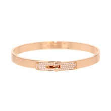 Load image into Gallery viewer, HERMES Bracelet 《Kelly》 PM Size SH 18K Pink Gold
