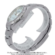 将图像加载到图库查看器中，ROLEX Datejust W36mm Stainless Steel K18WG Mother of Pearl/10PD Dial126234NG
