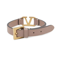 Load image into Gallery viewer, Valentino Garavani Logo Bracelet PinkZW2J0C44ZXL Leather
