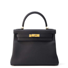 将图像加载到图库查看器中，HERMES Kelly Retourne Caban Togo Leather Size 28
