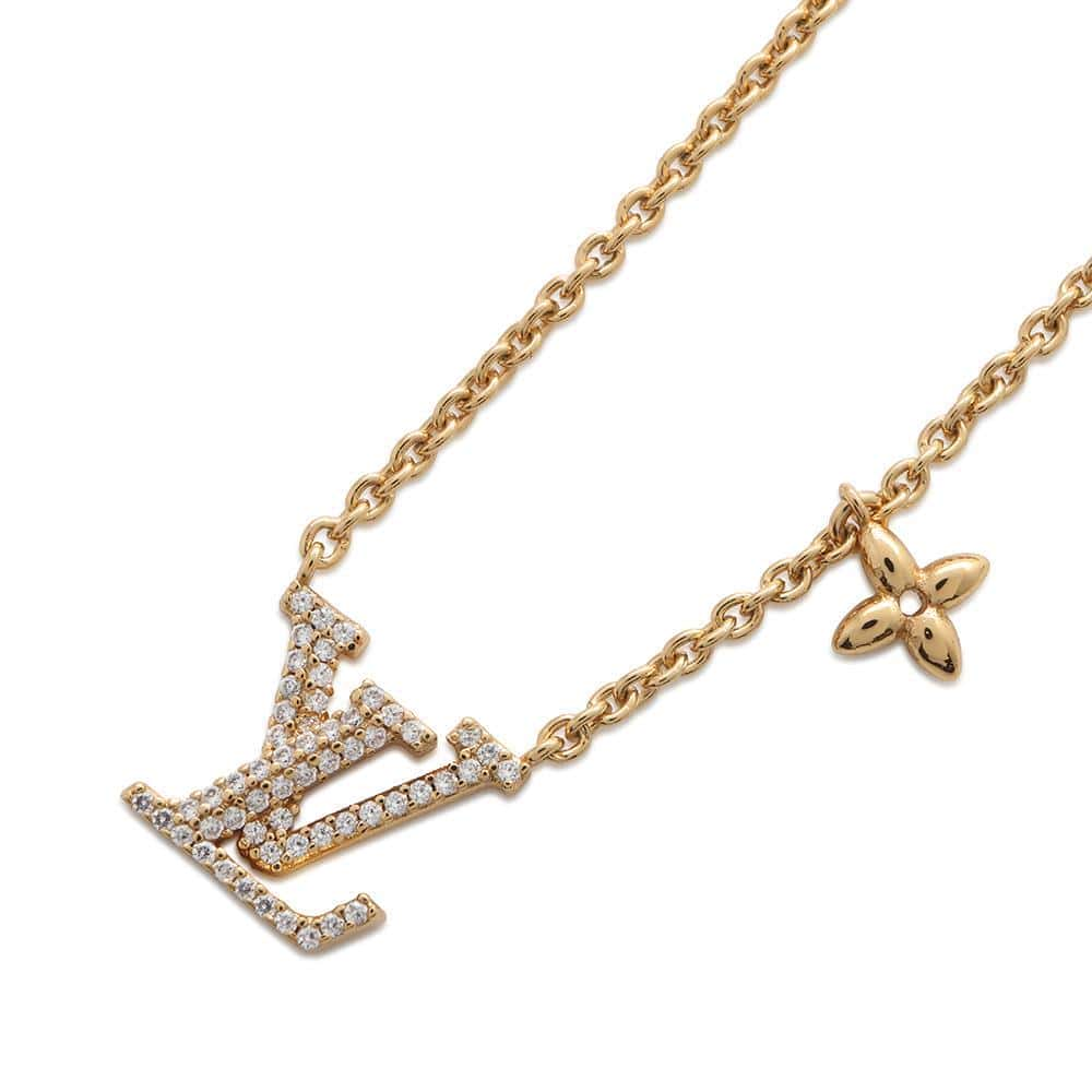 LOUIS VUITTON Collier LV IconicM00596 Metal Rhinestone