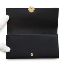 Load image into Gallery viewer, LOEWE Pebble Continental Wallet BlackCANBACWX01 Shiny Nappa Calf Leather
