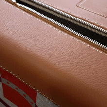 Load image into Gallery viewer, HERMES Rolling Mobility Suitcase Initial Gold/Multicolor Leather
