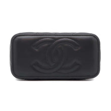 Load image into Gallery viewer, CHANEL Matelasse 2WAY Vanity Case BlackAP2199 Lambskin
