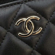 Load image into Gallery viewer, CHANEL Matelasse 2WAY Vanity Case BlackAP2199 Lambskin
