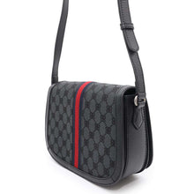 将图像加载到图库查看器中，BALENCIAGA GUCCI Collaboration The Hacker Project Shoulder Bag Black680121 Canvas Leather
