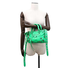 Load image into Gallery viewer, BALENCIAGA Neo Cagoule Small Tote Green751523 Arena Lambskin
