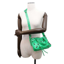 Load image into Gallery viewer, BALENCIAGA Neo Cagoule Small Tote Green751523 Arena Lambskin
