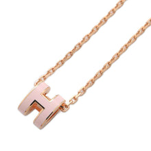 Load image into Gallery viewer, HERMES Pop Ash Necklace Rose Dragee Metal Lacquer
