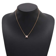 Load image into Gallery viewer, HERMES Pop Ash Necklace Rose Dragee Metal Lacquer
