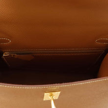 Load image into Gallery viewer, HERMES Kelly Sellier Gold Epsom Size 25
