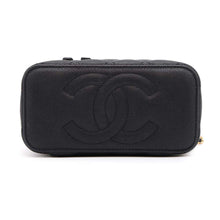 将图像加载到图库查看器中，CHANEL ChainShoulder Bag Vanity Case Playing Cards BlackAP3079 Caviar Leather
