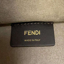 Load image into Gallery viewer, FENDI FF Logo Sunshine 2WAY Tote Bag Gray8BH386 Leather Chenille Size Medium
