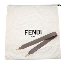 Load image into Gallery viewer, FENDI FF Logo Sunshine 2WAY Tote Bag Gray8BH386 Leather Chenille Size Medium
