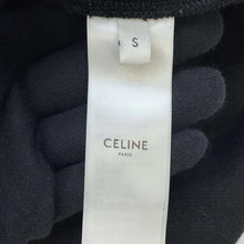 将图像加载到图库查看器中，CELINE CELINE logo hoodie Size S Black2Y988925R Alpaca62% Wool38%
