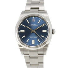 Load image into Gallery viewer, ROLEX Oyster Perpetual 41 W41mm Stainless Steel Bright Blue Dial124300
