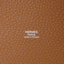 将图像加载到图库查看器中，HERMES Picotin Lock Gold Taurillon Clemence Size MM
