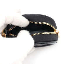 Load image into Gallery viewer, CELINE Cuir Triomphe Coin purse Black10I863DPQ Leather
