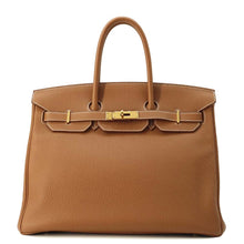 将图像加载到图库查看器中，HERMES Birkin Gold Togo Leather Size 35
