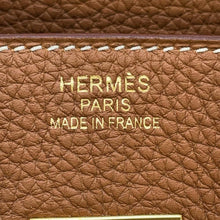 将图像加载到图库查看器中，HERMES Birkin Gold Togo Leather Size 35
